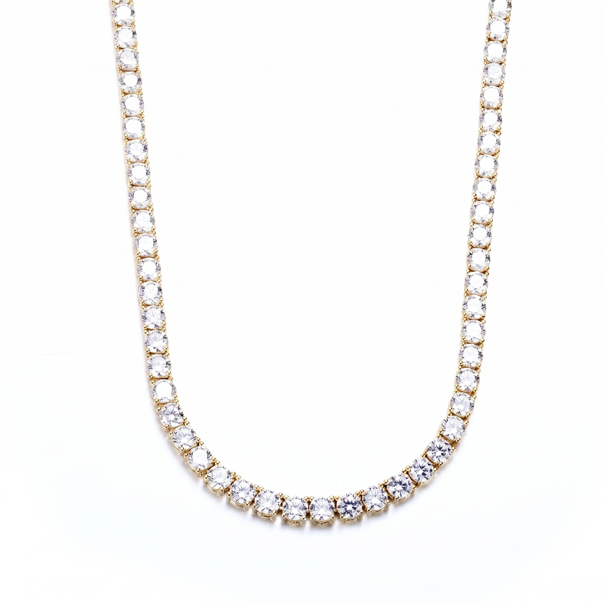 5mm 14K Gold Tennis Chain