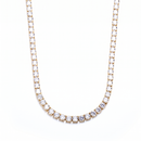 5mm 14K Gold Plated Tennis Chain