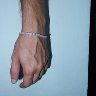 Square Tennis Bracelet