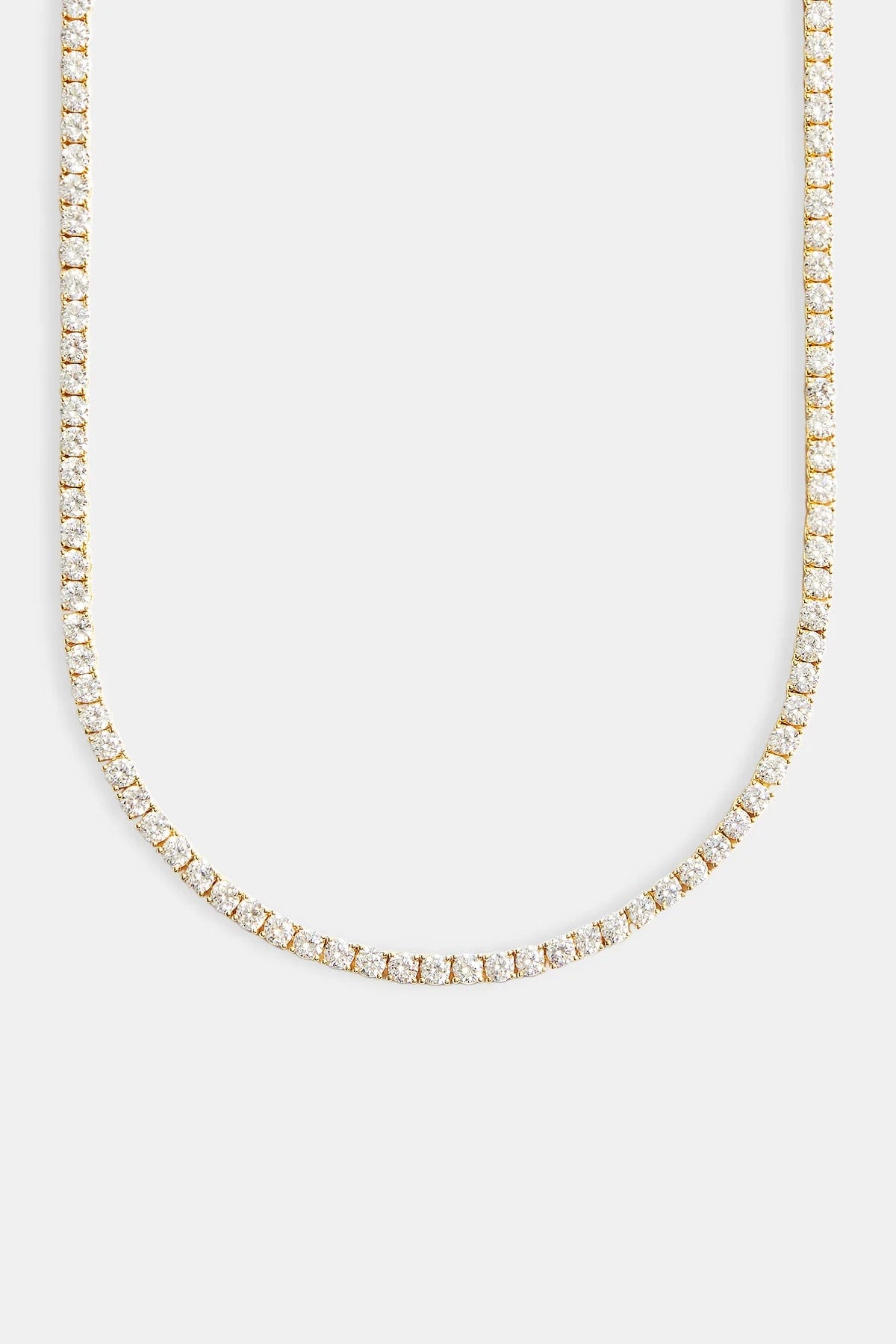 5mm Gold Plated Tennis Chain - 20'' (50cm)