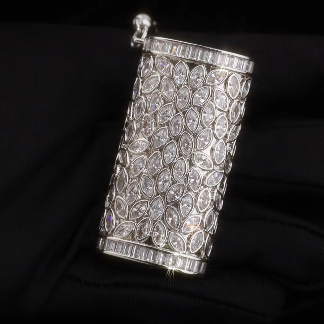 Iced Out Marquise Baguette Lighter Case